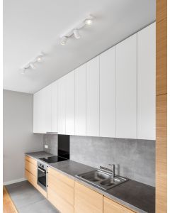 TOD Sandy White Aluminium LED GU10 3x10