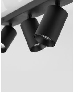 TOD Sandy Black Aluminium LED GU10 3x10