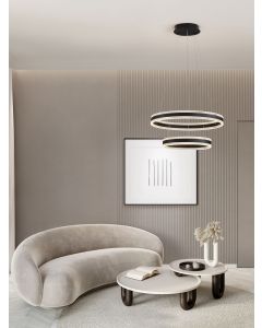 ALARO Triac Dimmable Sandy Black Alumini