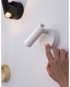 CLIP Sandy White Aluminium LED Philips 3
