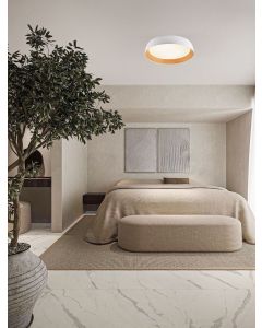 Sigi Triac Dimmable Sandy White & Wood c