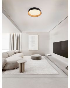 Sigi Triac Dimmable Sandy Black & Wood c