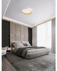 Vomos Triac Dimmable Sandy White & Wood