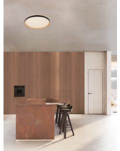 Vomos Triac Dimmable Sandy Black & Wood