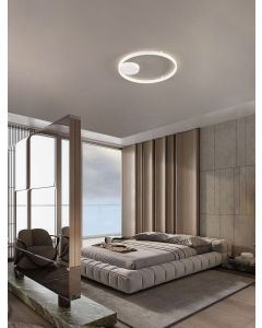 Hedra Triac Dimmable Sandy White Metal,