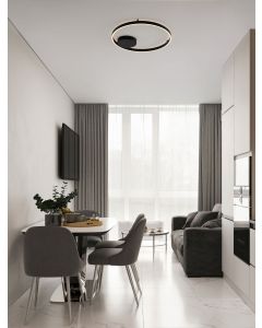 Hedra Triac Dimmable Sandy Black Metal,