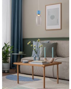 Pluma Gold Metal Glossy Light Blue & Smo