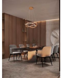 Celestia Triac Dimmable Brass Gold Alum