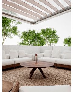 PETIT Sandy Rust Brown Aluminium LED 2