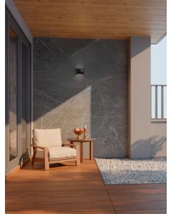 PRATO Sandy Black Aluminium & Glass LED