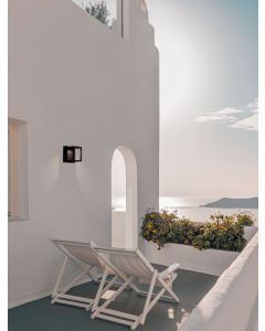 PRIVE Sandy Black Aluminium & Glass LED