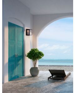 PRIVE Sandy Black Aluminium & Glass LED