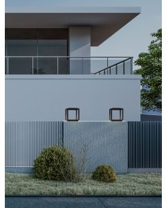 PRIVE Sandy Black Aluminium & Glass LED