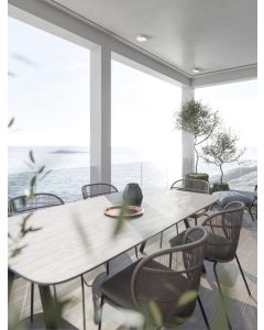 JUDI Sandy White Aluminium Polycarbonate