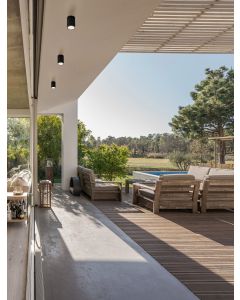 LUMINA Sandy White Aluminium & Glass Dif