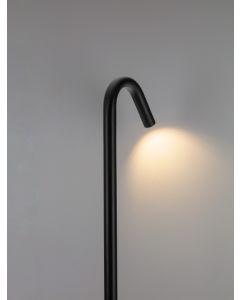 GLEAM Sandy Black Aluminium & Clear Glas