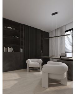 DEOS Triac Dimmable Sandy Black Aluminiu