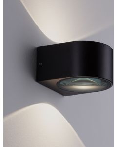 OPERA Sandy Black Aluminium & Glass LED