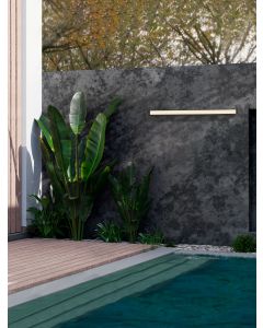 NOVA Sandy Black Aluminium & Glass LED