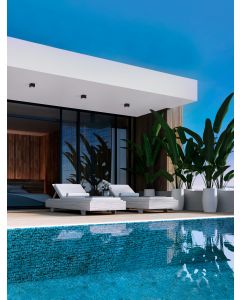 SIMPLY Sandy Black Aluminium & Glass LE