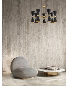 GALA Matt Black & Gold Metal LED E14 14x