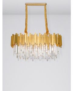 GRANE Gold Metal & Crystal LED E14 8x5 W