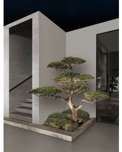 Ander Sandy Black Aluminium & Glass LED