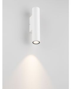 TORRIN Sandy White Aluminium & Glass LED