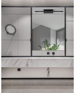 MONDRIAN Sandy Black Aluminium & Acrylic