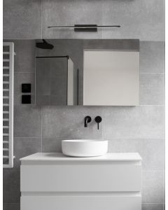 MONDRIAN Sandy Black Aluminium & Acrylic