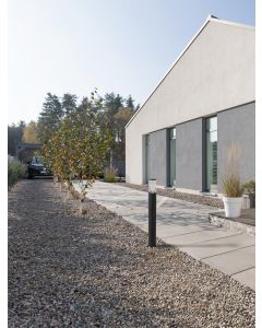 ZOSIA Dark Grey Aluminum & Clear Acrylic