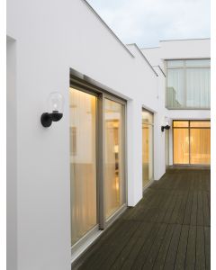 OMIKA Dark Grey Aluminum & Clear Glass L