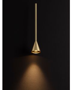 NET Triac Dimmable Black & Brass Gold Al