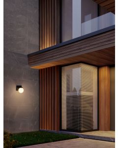 ORACLE Sandy Black Aluminium & Opal Glas