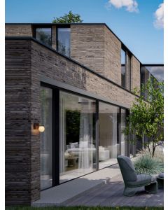 ORACLE Corten Aluminium & Opal Glass L
