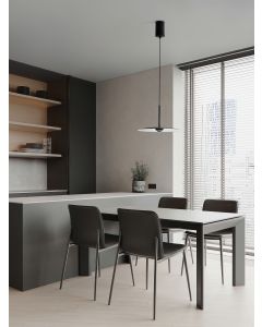 MIRA Sandy Black Aluminium & Steel LED 8