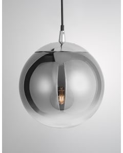LAZIONE Gradient Smoke Glass Chrome Alum