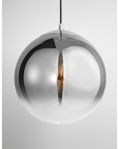 LAZIONE Gradient Smoke Glass Chrome Alum