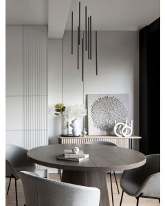 ELETTRA Triac Dimmable Sandy Black Alumi