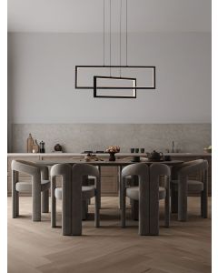 ALIS Triac Dimmable Sandy Black Aluminiu