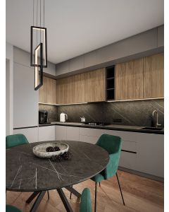 ALIS Triac Dimmable Sandy Black Aluminiu
