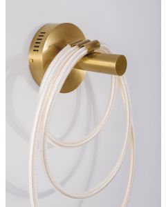 CERELIA Brass Gold Metal & Fiber braided