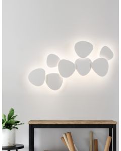CRONUS White Gypsum & Alumimium LED 12 W
