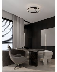 TILIA Triac Dimmable Sandy Black Alumin