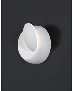 ODIN Wall Lamp White Aluminium Led 5 Wat