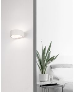 ENNA Sandy White Aluminum & Acrylic LED