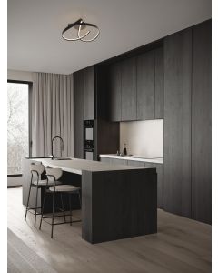 OLIA Triac Dimmable Sandy Black Aluminiu