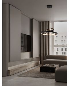 OLIA Triac Dimmable Sandy Black Aluminiu