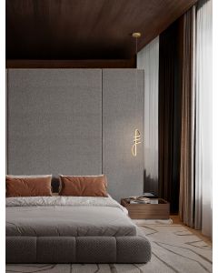 SOLINE Triac Dimmable Gold Metal & Acryl