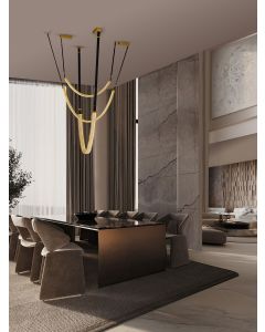 LAZURA Triac Dimmable Gold Aluminium & S